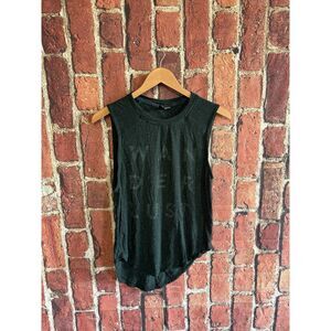 Adidas Womens Green Sleeveless Athletic Workout Tank Top size Medium